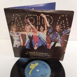 ABBA, I have a dream, B side take a chance on me (recorded live at wembley), EPC 8088, 7" single, special edition
