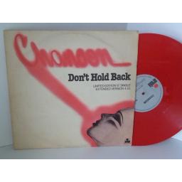 CHANSON dont hold back, AROD 140, limited edition red vnyl