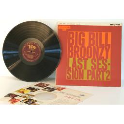 BIG BILL BROONZY, last session, part 2. GREAT COPY. VERY RARE. Mono. First UK...