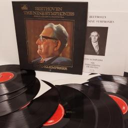 Beethoven - Otto Klemperer, The Philharmonia Orchestra ‎– The Nine Symphonies, SLS 788, 9x12" LP, compilation, box set