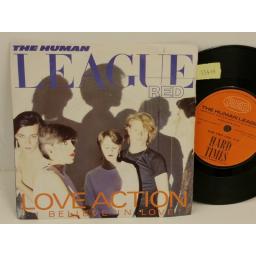 THE HUMAN LEAGUE love action (i believe in love), PICTURE SLEEVE, 7 inch single, VS 435