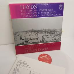 Haydn, Sir Colin Davis, Concertgebouw Chamber Orchestra ‎– The "London" Symphonies, 6725 010, 6x12" LP, box set