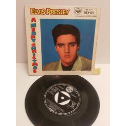 ELVIS PRESLEY a merry Christmas RCX-121. 4 TRACK EP 7" picture sleeve single