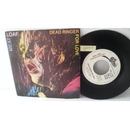 MEATLOAF dead ringer for love, SPANISH PRESSING PICTURE SLEEVE 7" single, EPC A 1697, promo