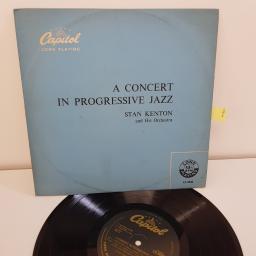 KENTON, STAN and his orchestra, a concert in progressive jazz, 10" LP, LC 6546