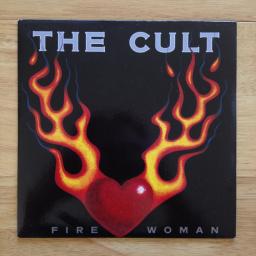 THE CULT, fire woman, B side automatic blues, BEG 228, 7" single