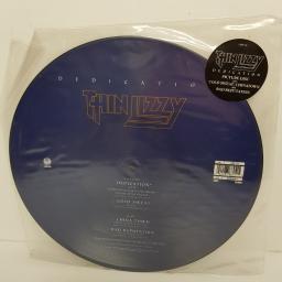 THIN LIZZY, side A dedication, cold sweat, side B china town, bad reputation, PICTURE VINYL, LIZP 114, 12''LP