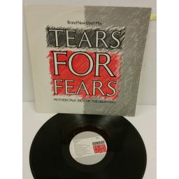 TEARS FOR FEARS mothers talk (beat of the drum mix), 12 inch single, IDEAR 712