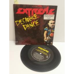 EXTREME decadence dance SPECIAL EDITION 2 TRACK ETCHED 7" 33 1/3 RPM SINGLE AM773