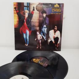THOMPSON TWINS, here's to future days, INCLUDING FREE FIVE TRACK ALBUM OF RE-MIXES. 2X12"LP, FRE TT1
