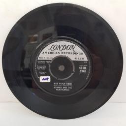 JOHNNY AND THE HURRICANES, red river rock, B side buckeye, 45-HL 8948, 7" single