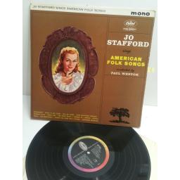 JO STAFFORD sings american folk songs MONO T1653