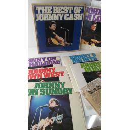 JOHNNY CASH the best of johnny cash, 6 x vinyl boxset, GJC 6A