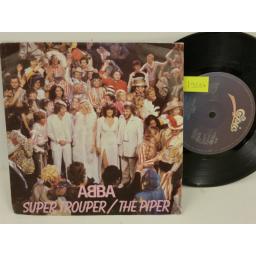 ABBA super trouper / the piper, PICTURE SLEEVE, 7 inch single, EPC 9089