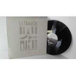 ULTRAVOX reap the wild wind, embossed sleeve, 12 inch single, CHS12 2639