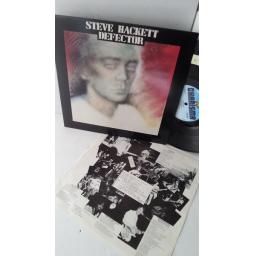 STEVE HACKETT defector, CDS4018 WITH POSTER