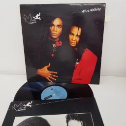 MILLI VANILLI, all or nothing, 12"LP, CTLP 11