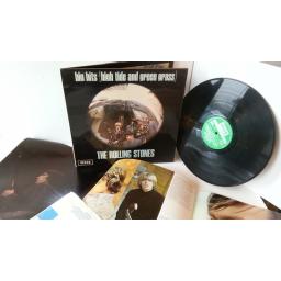 THE ROLLING STONES big hits [high tide and green grass], gatefold, TXS 101, WITH 3 PAGE BOOK attached