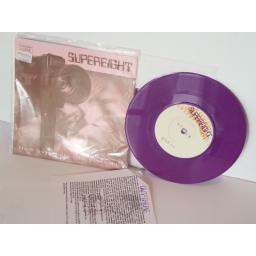 SUPEREIGHT from psychedelia to psychosis, purple vinyl, 7 inch single