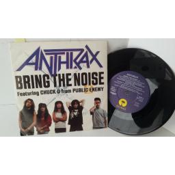 ANTHRAX bring the noise, IS 490, etched single sided