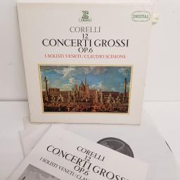 Corelli, I Solisti Veneti / Claudio Scimone ‎– Concerto Grossi Op.6, NUM 750163, 3x12" LP, box set