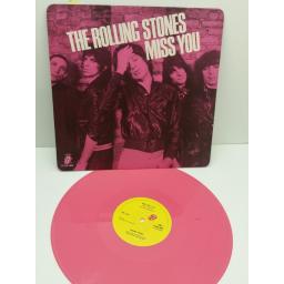 THE ROLLING STONES miss you ( PINK VINYL 12" single ), 12 EMI 2802