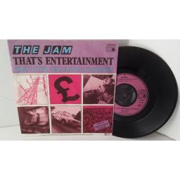 THE JAM that's entertainment, 7" single, 0030. 364