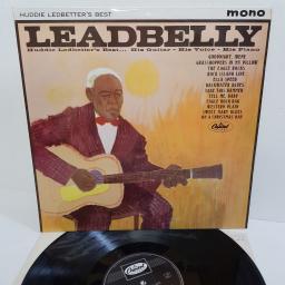 LEADBELLY, huddie ledbetter's best... his guitar - his voice - his piano, T 1821, 12" LP, mono, compilation