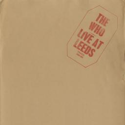 THE WHO, live at Leeds Track 2406001  RED STAMPER. 11 x INSERTS INCUDING POSTER