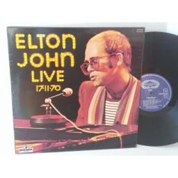 ELTON JOHN elton john live 17.11.70