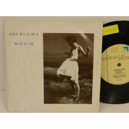400 BLOWS movin', PICTURE SLEEVE, 7 inch single, ILL 61