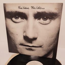 PHIL COLLINS, face value, V2185, 12" LP