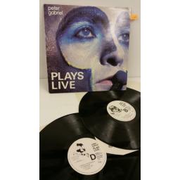 PETER GABRIEL plays live, 2 x lp, PGDL 1