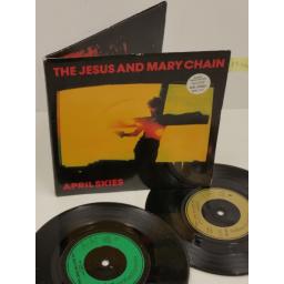 THE JESUS AND MARY CHAIN april skies, gatefold, 2 x 7 inch single, NEG 24F