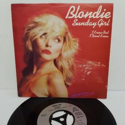 BLONDIE, sunday girl, B side I know but I don't know, CHS 2320, 7" single