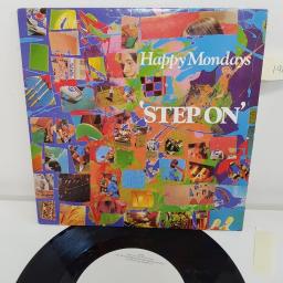 HAPPY MONDAYS, step on stuff it in mix, B side step on one louder mix, FAC 272/7, 7" single