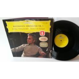 BEETHOVEN, BERLINER PHILHARMONIKER, HERBERT VON KARAJAN symphonie nr 5, 138 804, gatefold, centre attached booklet