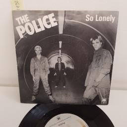 THE POLICE, so lonely, B side no tiem this time, AMS 7402, 7" single