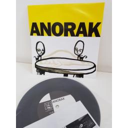 ANORACK, side A what i found last year, don't cry tweedle, side B where the rainbow ends, sometimes you have to keep shoirt, VAN 48, 7'' EP