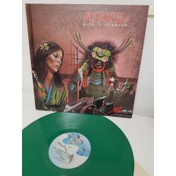 STRIFE, back to thunder, GULP 1029, GREEN VINYL 12" LP