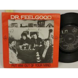 DR FEELGOOD put him out of your mind, PICTURE SLEEVE, 7 inch single, BP 306