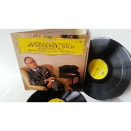 LUDWIG VAN BEETHOVEN, WIENER PHILHARMONIKER, KARL BOHM symphonie nr. 9/ symphonie nr. 8, 2707 073, double album, gatefold