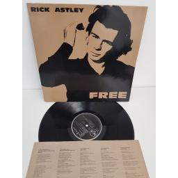 RICK ASTLEY, free, PL 74896, 12" LP