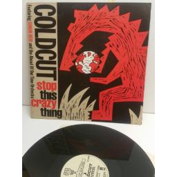 COLDCUT stop this crazy thing FEATURING JUNIOR REID ccut4t 12" single