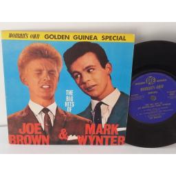 JOE BROWN AND MARK WYNTER the big hits of joe brown and mark wynter, 6 TRACK EP, 7 icnh single, WO 1