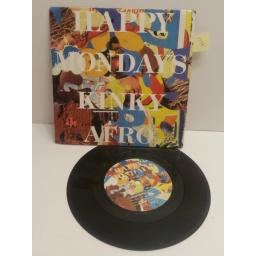 HAPPY MONDAYS kinky afro 7" picture sleeve SINGLE FAC302