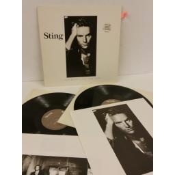 STING ...nothing like the sun, 2 x lp, picture insert, lyric insert, AMA 6402