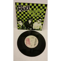 THE POLICE nothing achieving / fall out, 7 inch single, IL 001