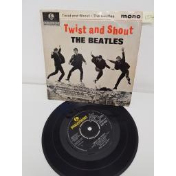 THE BEATLES, side A twist and shout, a taste of honey, side B do you want to know a secret, there's a place, GEP 8882, 7'' EP