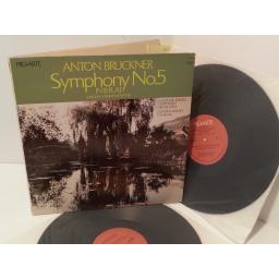 ANTON BRUCKNER / COLOGNE RADIO SYMPHONY ORCHESTRA, GUNTER WAND symphony no. 5 in b flat, gatefold, double album, 2PAL-2008